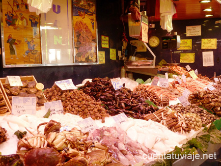 Gastronomía en Barcelona.